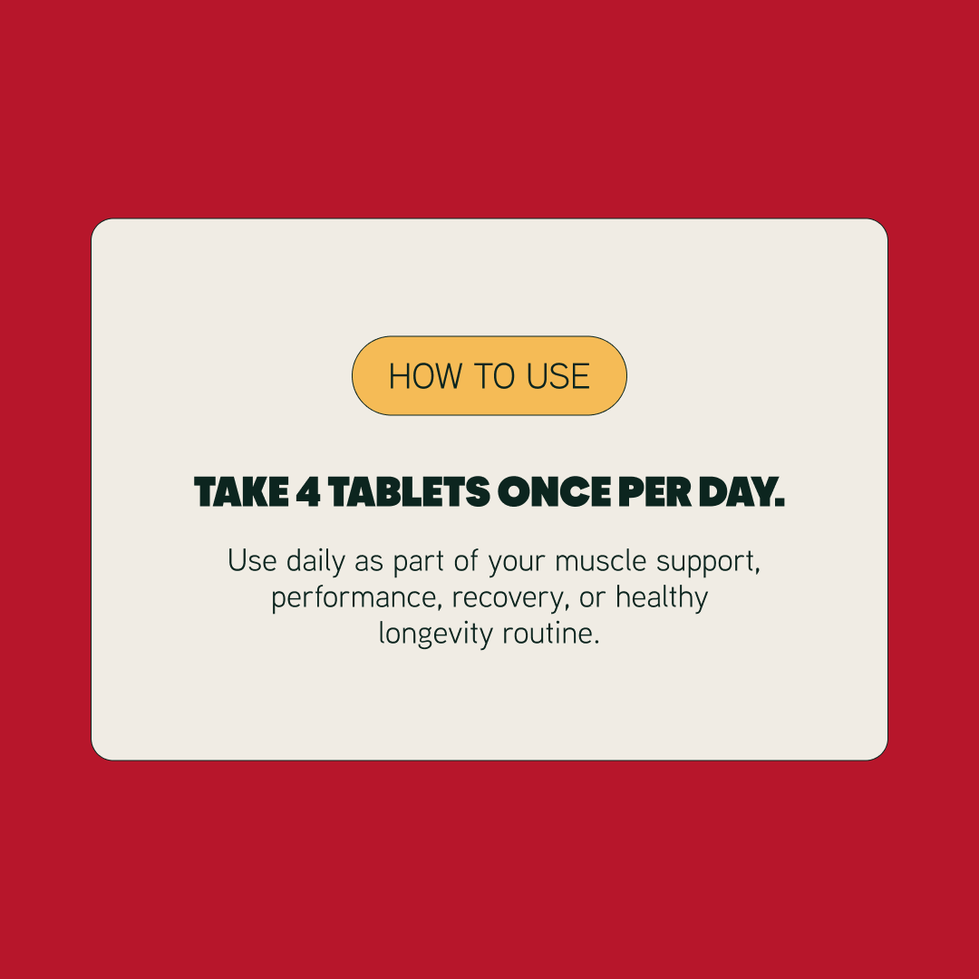 Farm2Market Amazing Aminos+ Longevity Tablets†