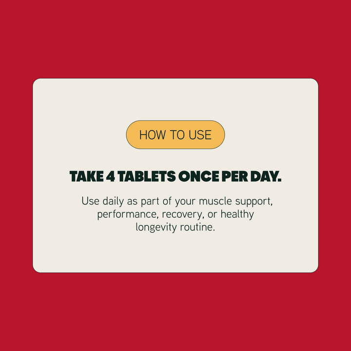 Farm2Market Amazing Aminos+ Longevity Tablets†