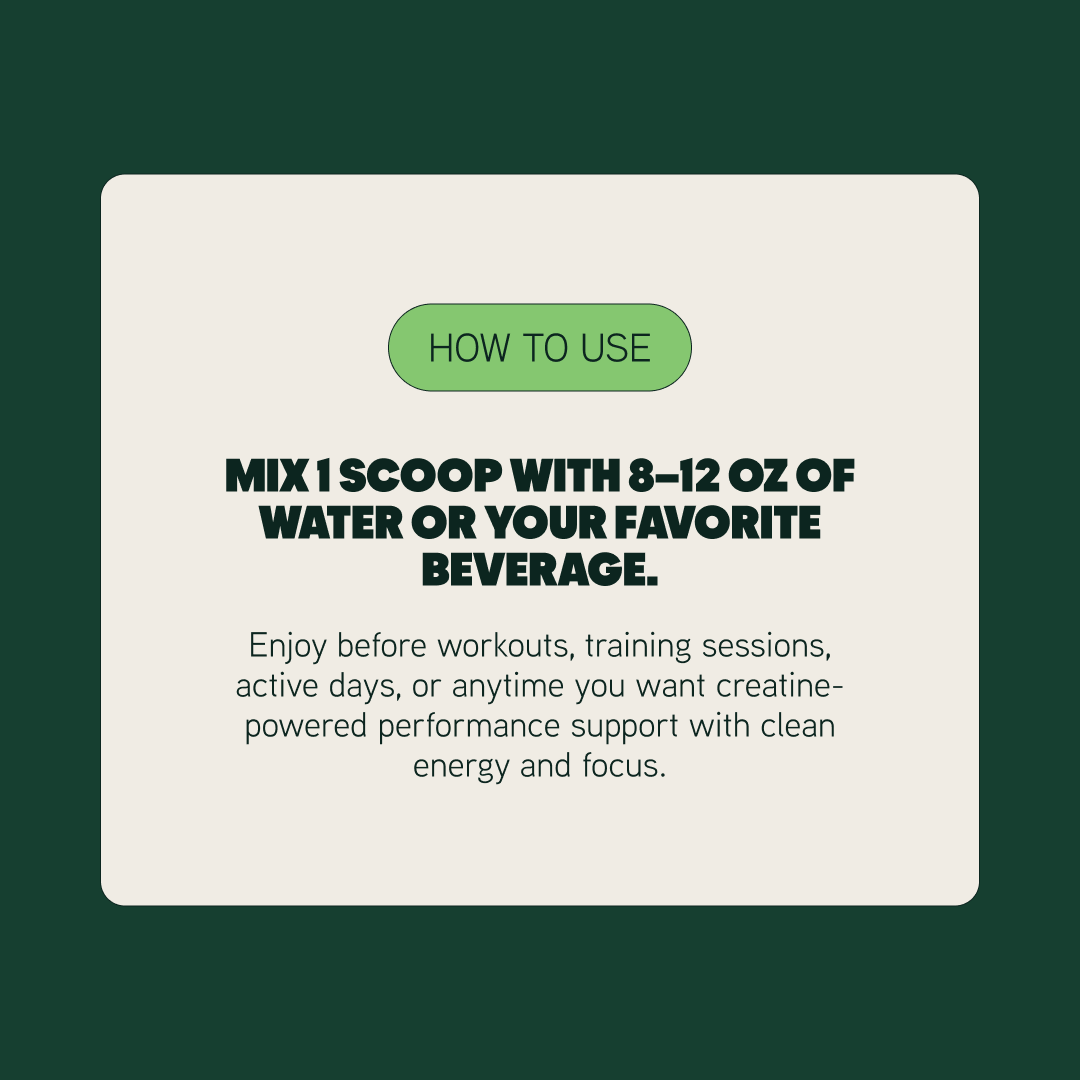 Farm2Market Creatine+ Pre-Workout