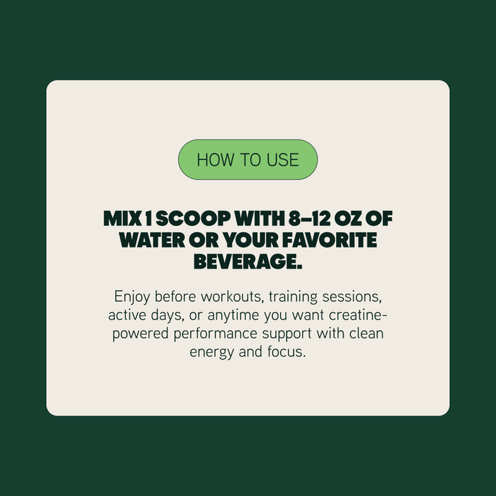 Farm2Market Creatine+ Pre-Workout