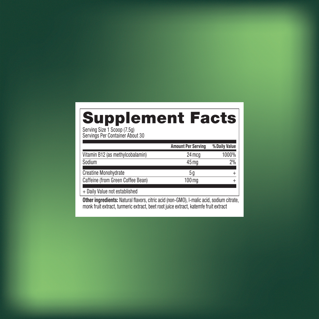 Farm2Market Creatine+ Pre-Workout