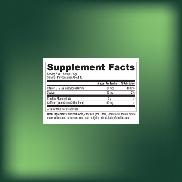Farm2Market Creatine+ Pre-Workout