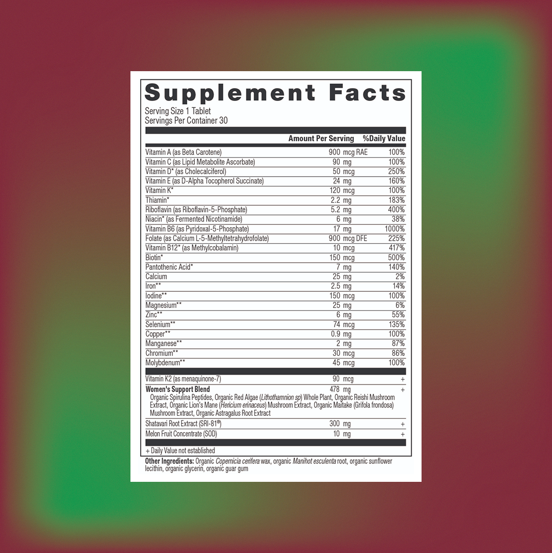 Farm2Market Methylated Multi Women 50+