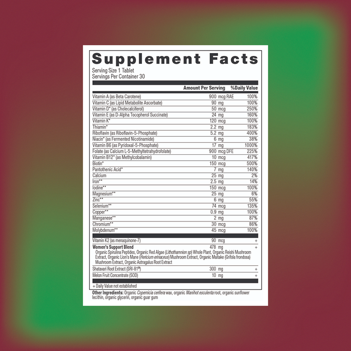 Farm2Market Methylated Multi Women 50+
