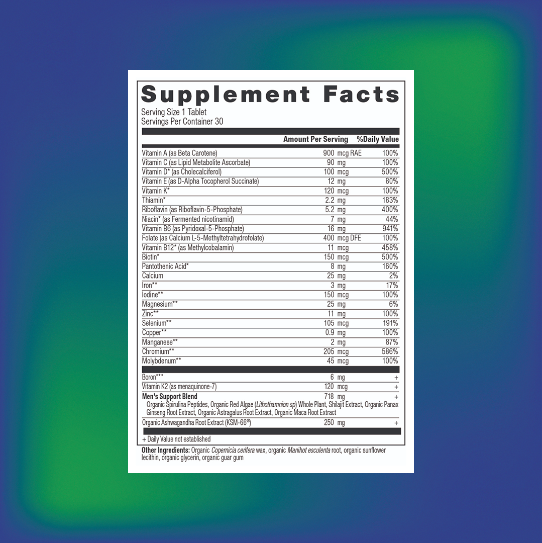Farm2Market Methylated Multi+ Men 50+