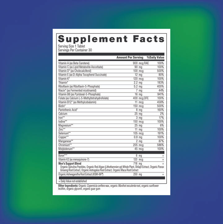 Farm2Market Methylated Multi+ Men 50+