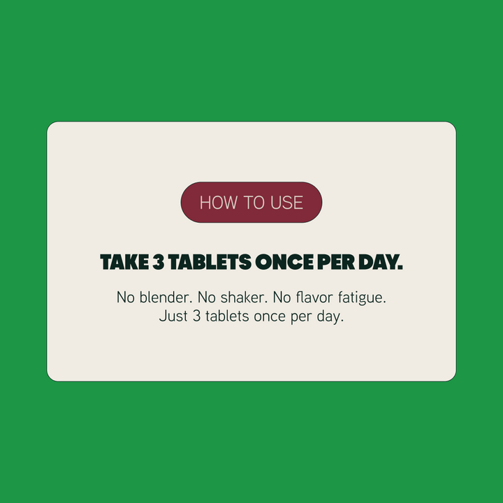 Farm2Market Organic Reds + Greens Superfood Tablets