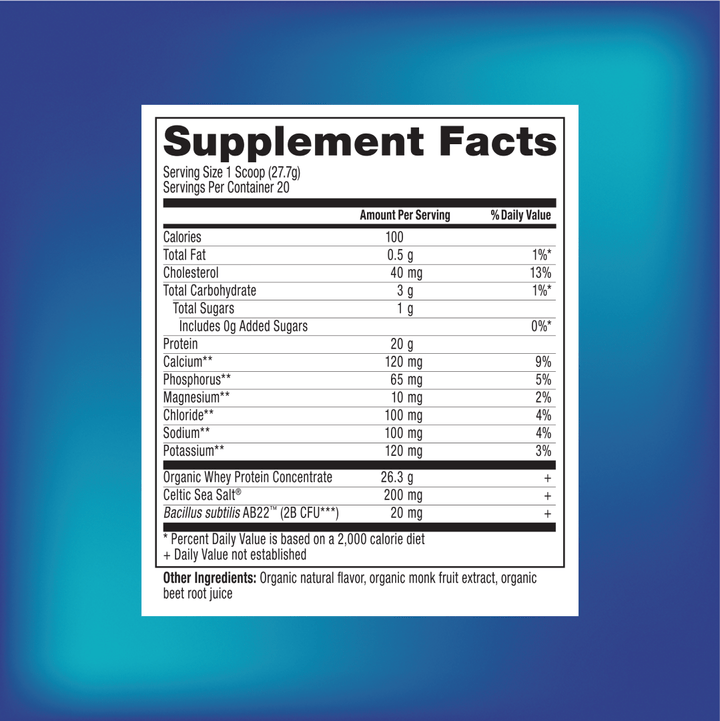 Farm2Market Organic Whey Protein
