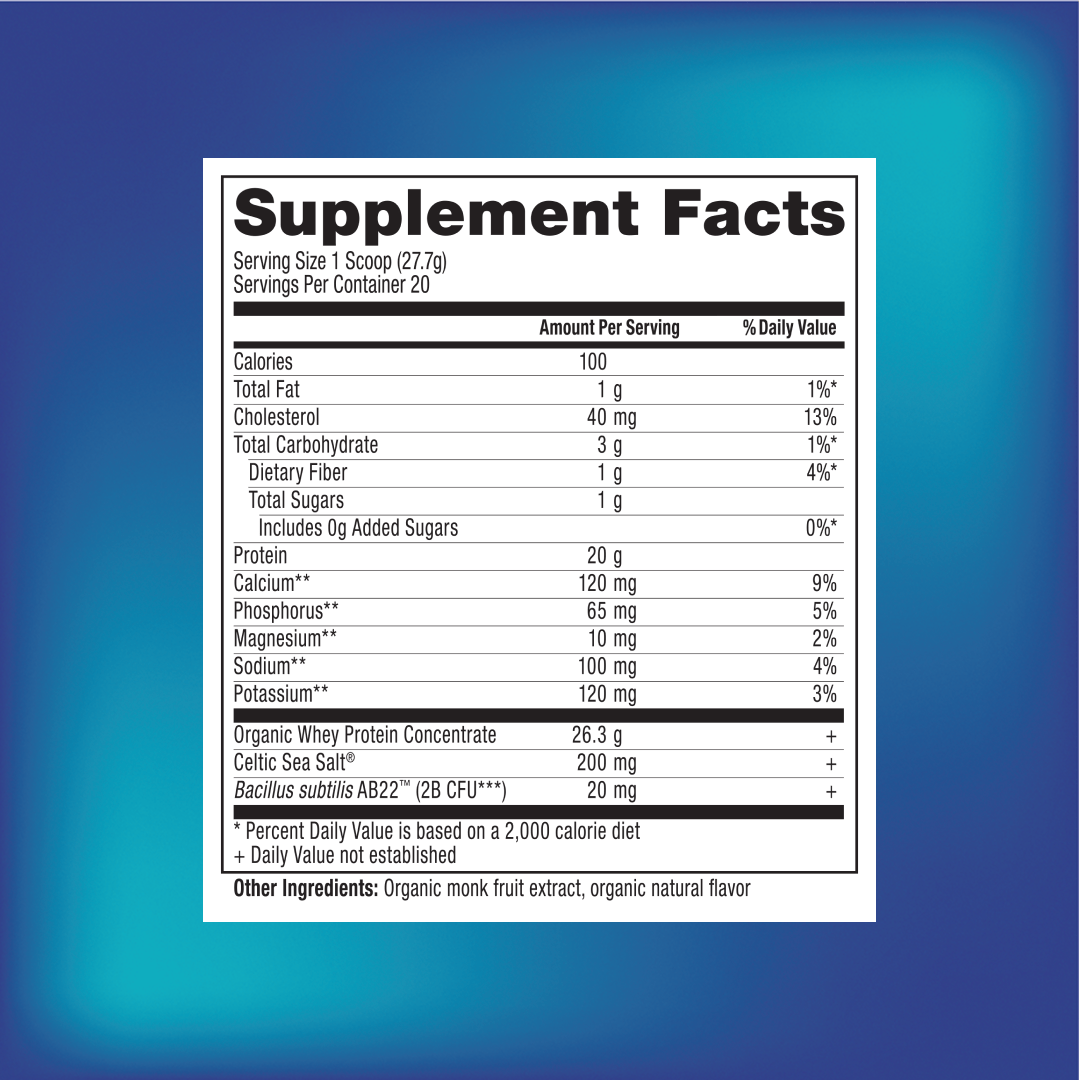 Farm2Market Organic Whey Protein