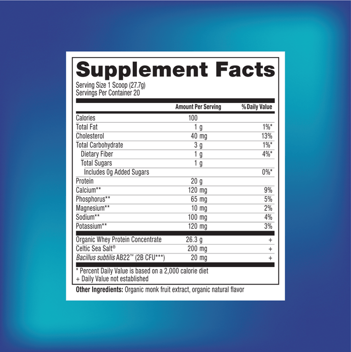 Farm2Market Organic Whey Protein