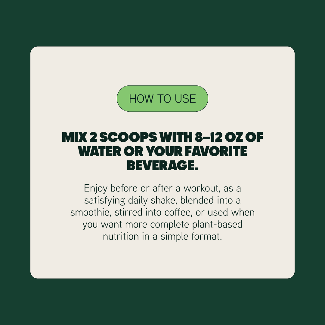 Farm2Market Protein + Meal Organic Plant Based