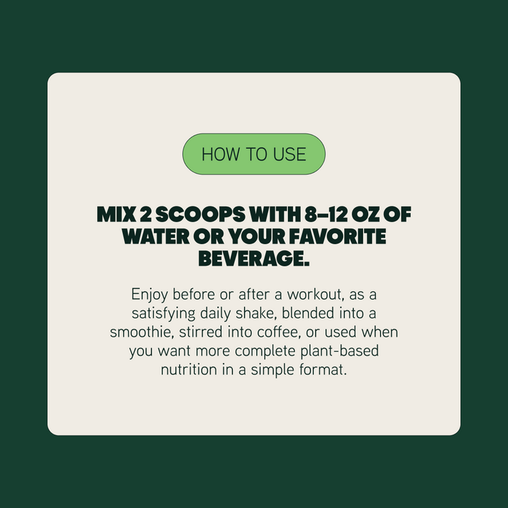 Farm2Market Protein + Meal Organic Plant Based