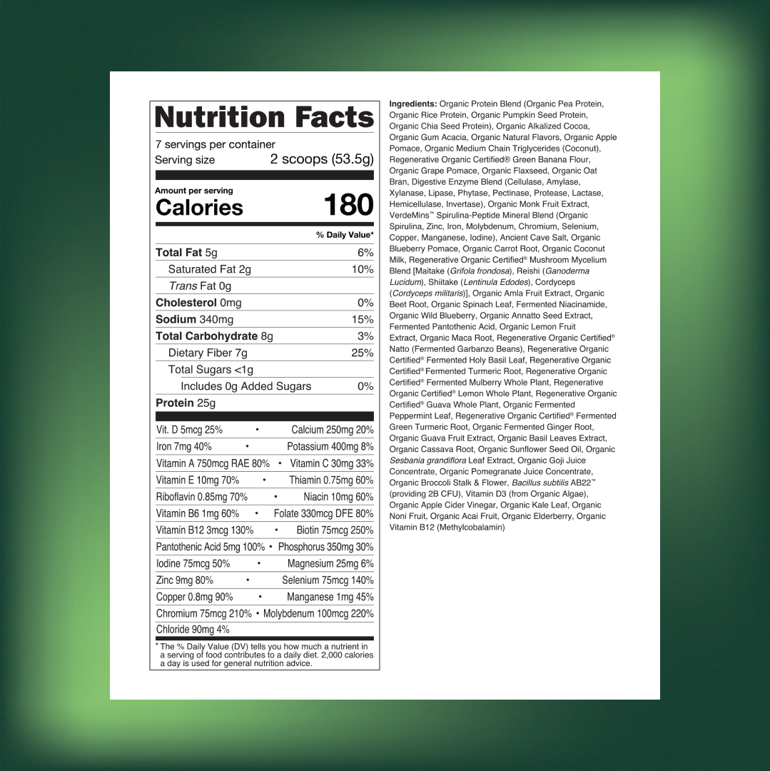 Farm2Market Protein + Meal Organic Plant Based
