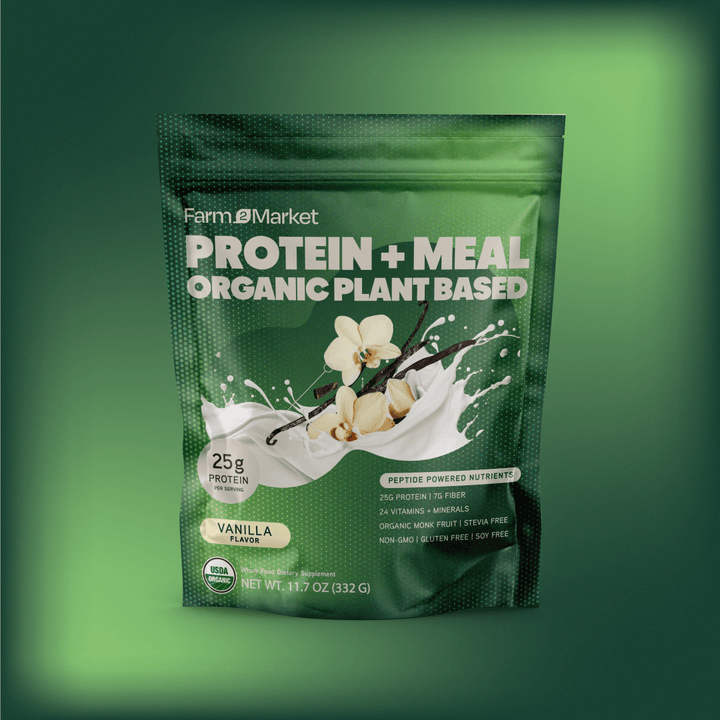 Farm2Market Protein + Meal Organic Plant Based